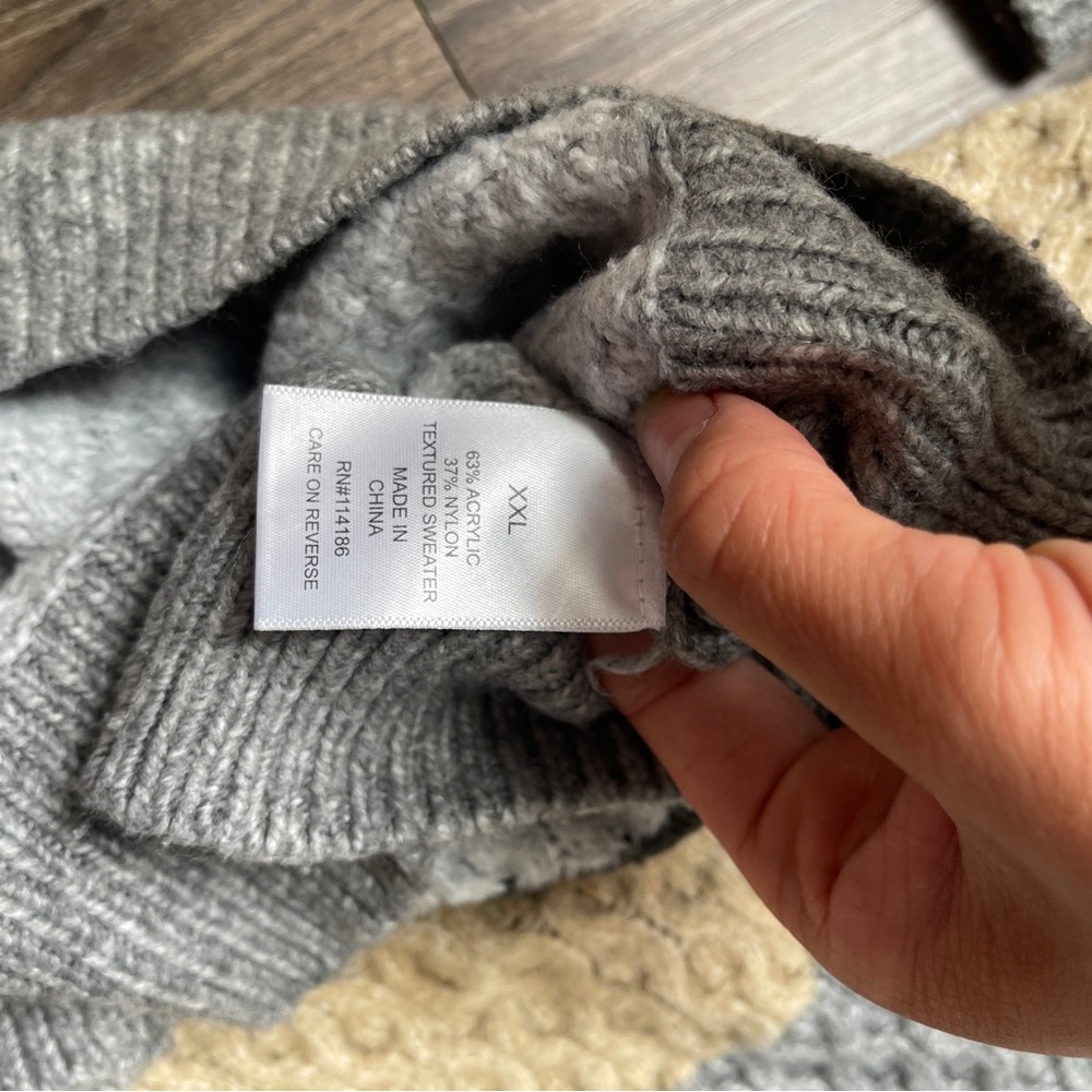 Men's Cozy Crewneck Sweater size XXL - Picture 7 of 8